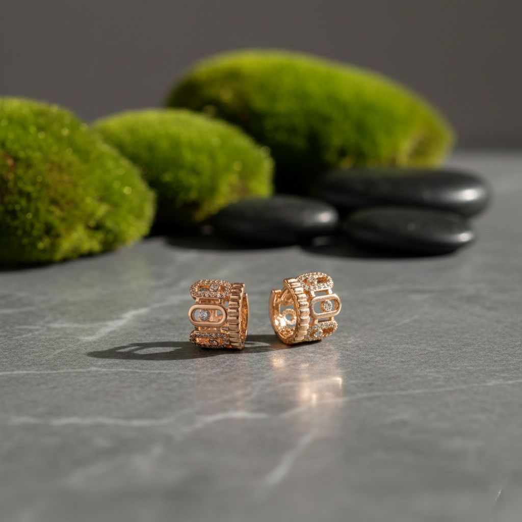 Iconica Earrings - Rose Gold